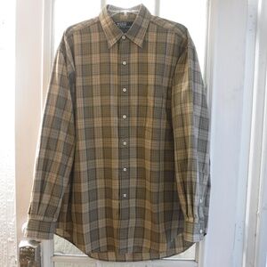 Polo by Ralph Lauren Checks Button Up Collared Lowell Sport Shirt